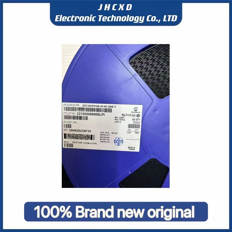 SST25VF010A-33-4C-QAE-T package QFN8 memory chip SST25 100% original and authentic
SST25VF010A-33-4C-QAE-T package QFN8 memory chip SST25 100% original and authentic