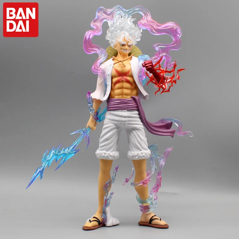 Anime One Piece Fruit Awakening Rubber Sun God Nika Fifth Gear Luffy Gk Bs White Hair Action Figures Model Ornaments Toy Gift
Anime One Piece Fruit Awakening Rubber Sun God Nika Fifth Gear Luffy Gk Bs White Hair Action Figures Model Ornaments Toy Gift