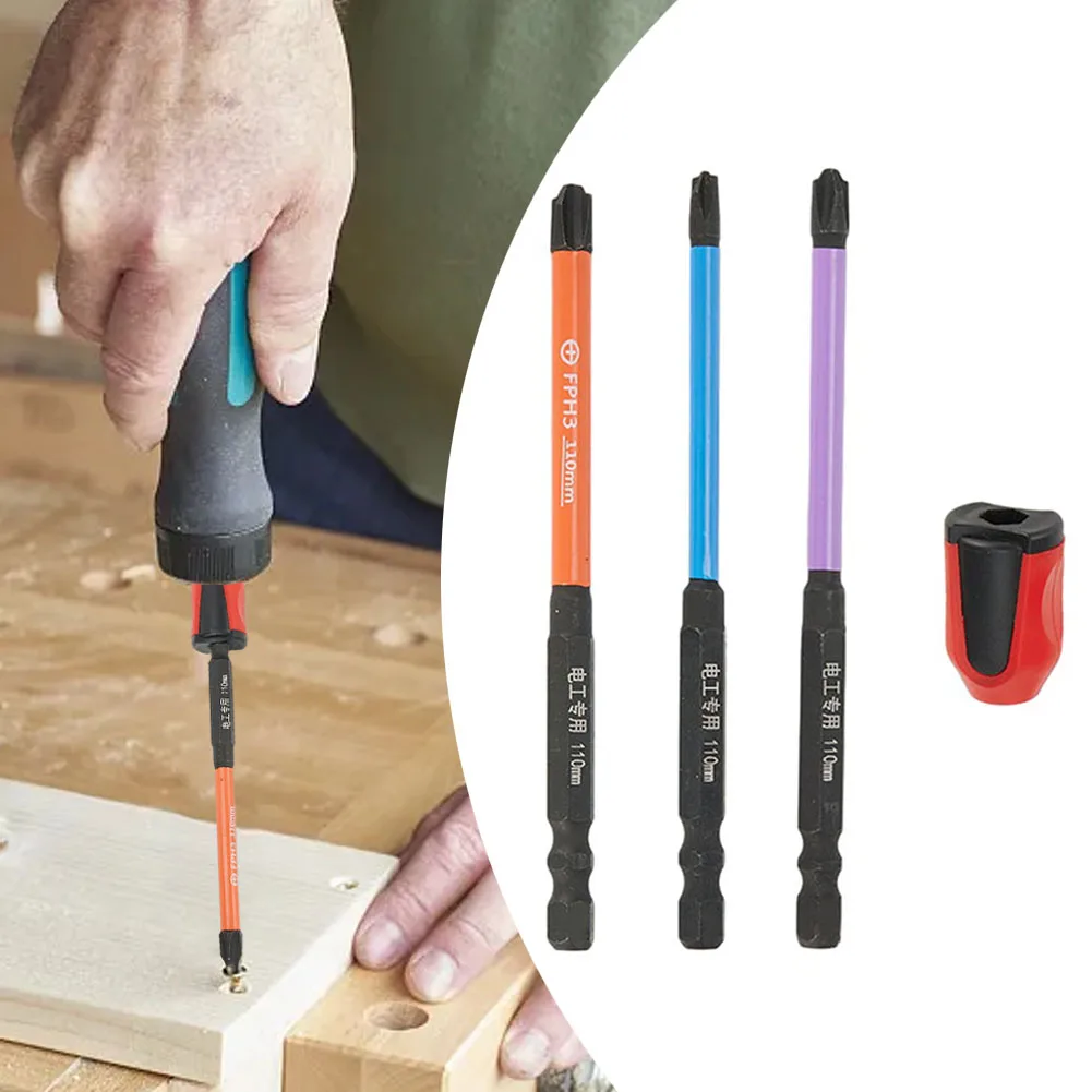 4pcs/set FPH FPZ Special Slotted Cross Screwdriver Bit With Magnetic Ring For Electrician Slotted Cross For Socket Switch Power
4pcs/set FPH FPZ Special Slotted Cross Screwdriver Bit With Magnetic Ring For Electrician Slotted Cross For Socket Switch Power