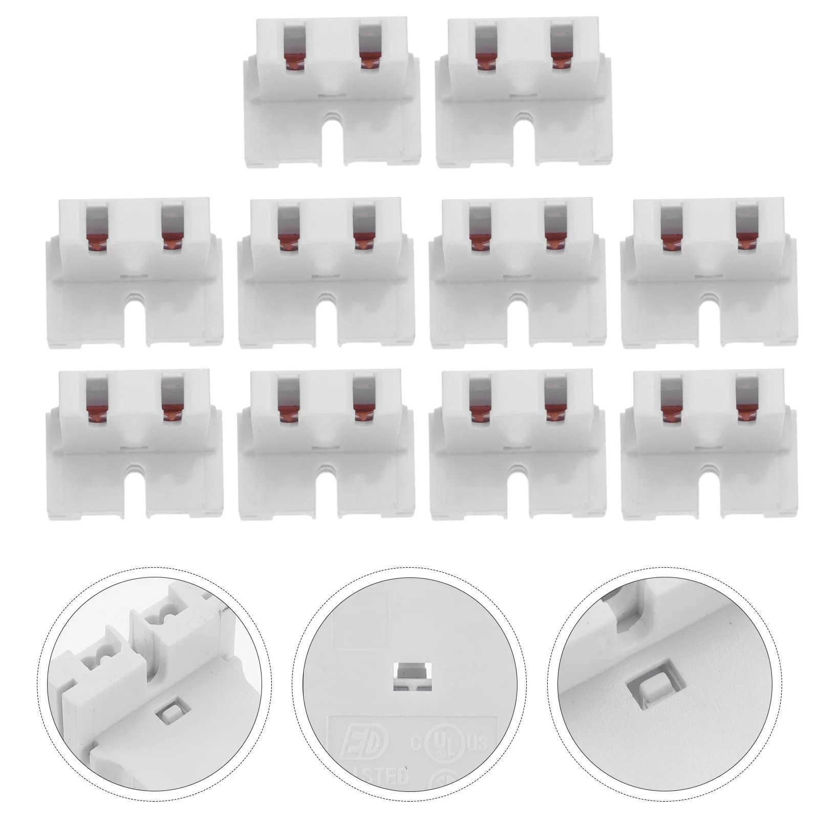 Lamp Holder Light Socket Tube Fluorescent Base Pin Umedium Bi Tombstone Home T12 Tomestone Shunted Non Lampholder Ledlights T10
Lamp Holder Light Socket Tube Fluorescent Base Pin Umedium Bi Tombstone Home T12 Tomestone Shunted Non Lampholder Ledlights T10