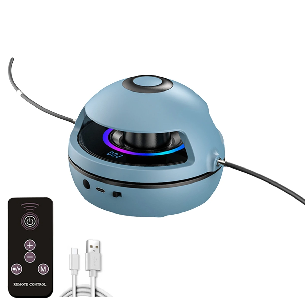 Intelligent Jump Rope Machine Bluetooth Rope Skipping Workout Machine Automatic Counting Rope Skipping Blue
Intelligent Jump Rope Machine Bluetooth Rope Skipping Workout Machine Automatic Counting Rope Skipping Blue