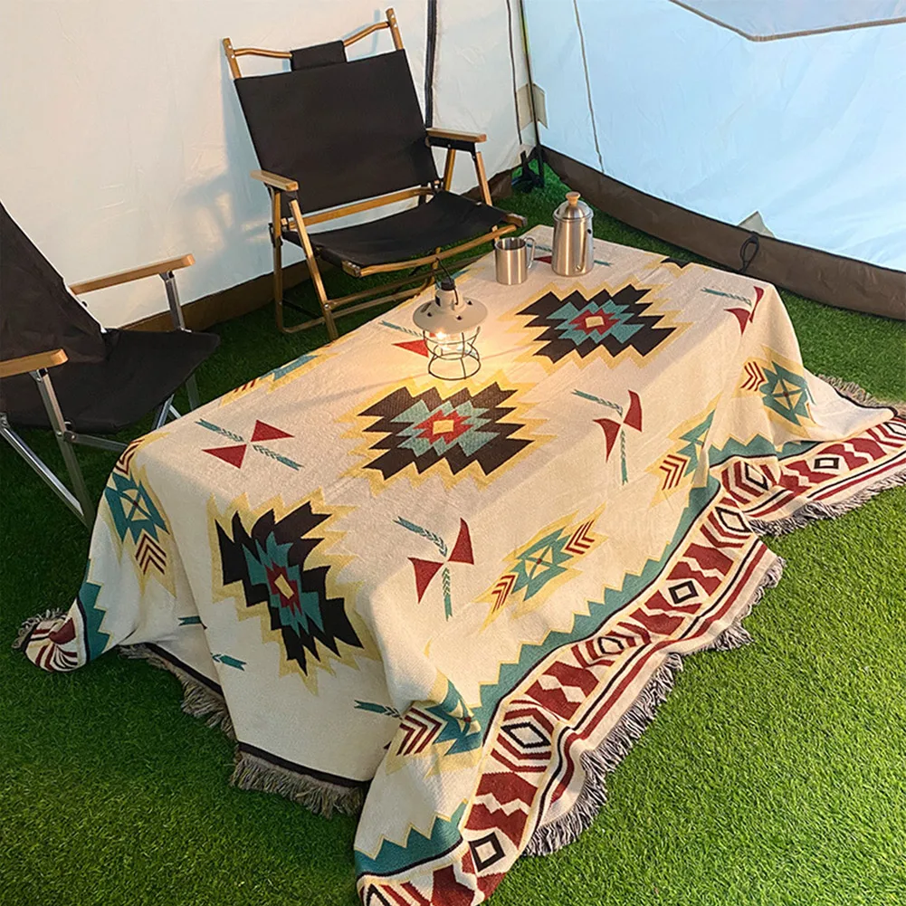 Nordic Pattern Tent Carpet Outdoor Camping Mat Camping Blanket 90*150cm Mixed Yarn Multifunctional Picnic Mat Sofa Tribal Rugs
Nordic Pattern Tent Carpet Outdoor Camping Mat Camping Blanket 90*150cm Mixed Yarn Multifunctional Picnic Mat Sofa Tribal Rugs