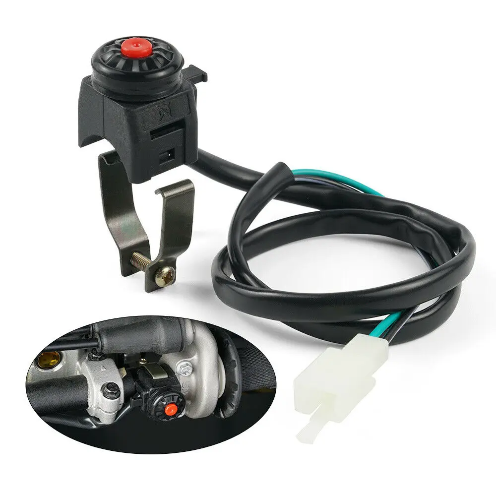 Motorcycle Kill Switch Red Push Button Horn Starter Dirt Bike ATV Dual Sport Universal Kill Stop Switch For 22mm (7/8") Bars
Motorcycle Kill Switch Red Push Button Horn Starter Dirt Bike ATV Dual Sport Universal Kill Stop Switch For 22mm (7/8") Bars