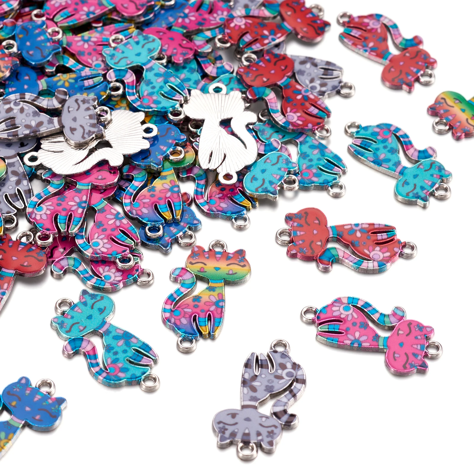 10pcs Printed Alloy Links connectors With Enamel Cute Animals Plants Links Charms For Necklace Bracelet Earring Jewelry Making
10pcs Printed Alloy Links connectors With Enamel Cute Animals Plants Links Charms For Necklace Bracelet Earring Jewelry Making