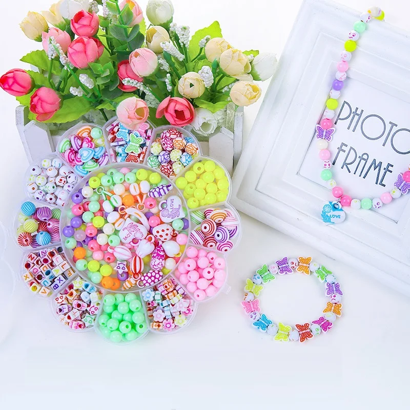Children's puzzle beading toys diy handmade beads colorful 13 grid set girls beading
Children's puzzle beading toys diy handmade beads colorful 13 grid set girls beading