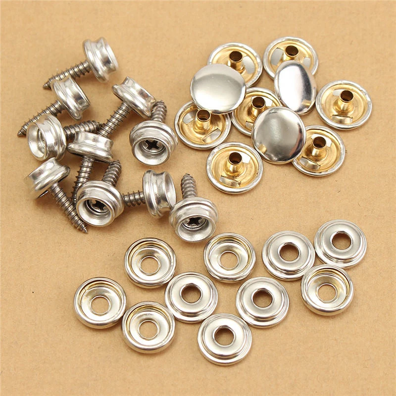 30pcs Snap Fastener Stainless Canvas Caps Screw Kit For Tent Boat Marine Stainless Steel Canvas Screw Snap Accessories
30pcs Snap Fastener Stainless Canvas Caps Screw Kit For Tent Boat Marine Stainless Steel Canvas Screw Snap Accessories