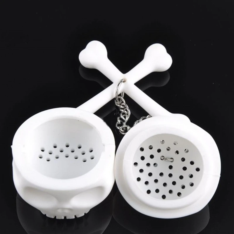 Grade Silicone Loose Tea Leaf Infuser Bone Skull Shaped Spices Strainer Filter Tea Bag for Teapot, Tea, Coffee Cup
Grade Silicone Loose Tea Leaf Infuser Bone Skull Shaped Spices Strainer Filter Tea Bag for Teapot, Tea, Coffee Cup