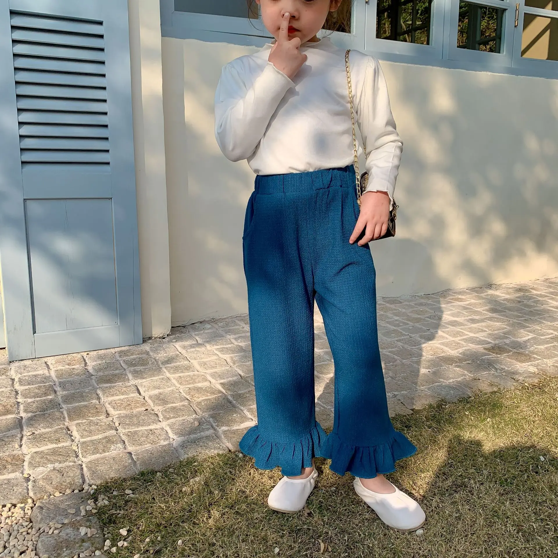 Весна 2022, новые кружевные широкие брюки для девочек, детские повседневные широкие брюки, корейские брюки для девочек
Весна 2022, новые кружевные широкие брюки для девочек, детские повседневные широкие брюки, корейские брюки для девочек