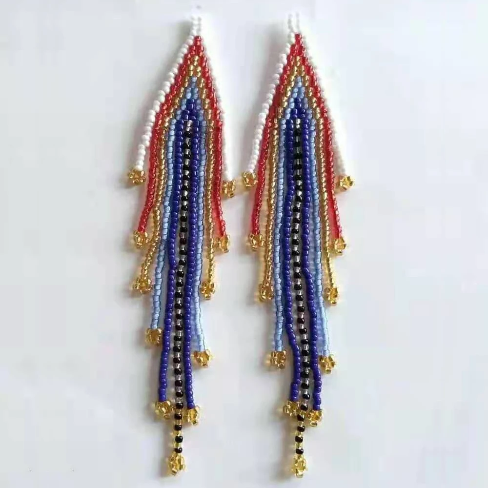 Go2boho Bohemia Style 2022 Latest Glass Beads Pheonix Elegant Handmade Earrings with Woven Drop and Multiple Shape and Color
Go2boho Bohemia Style 2022 Latest Glass Beads Pheonix Elegant Handmade Earrings with Woven Drop and Multiple Shape and Color