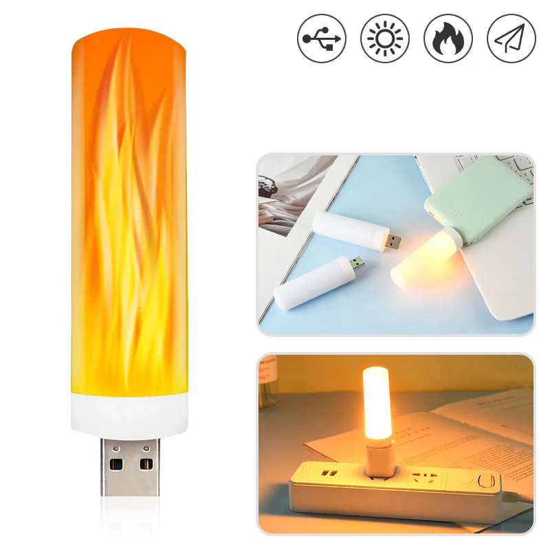 Светодиодная лампа с USB-подсветкой, мигающая лампа в виде пламени для создания атмосферы, освещение для блока питания, освещение для кемпинг...
Светодиодная лампа с USB-подсветкой, мигающая лампа в виде пламени для создания атмосферы, освещение для блока питания, освещение для кемпинг...