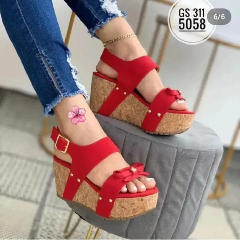 Сандалии-гладиаторы женские с открытым носком, босоножки в римском стиле на танкетке, Пляжная Повседневная Уличная обувь на высоком каблук...
Сандалии-гладиаторы женские с открытым носком, босоножки в римском стиле на танкетке, Пляжная Повседневная Уличная обувь на высоком каблук...