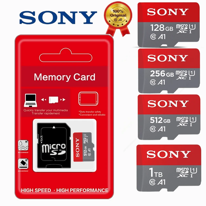 

SONY Ultra Micro SD 128GB 32GB 64GB 256GB 1TB 512GB Micro SD Card SD/TF Flash Card Memory Card 32 64 128 gb microSD for Phone