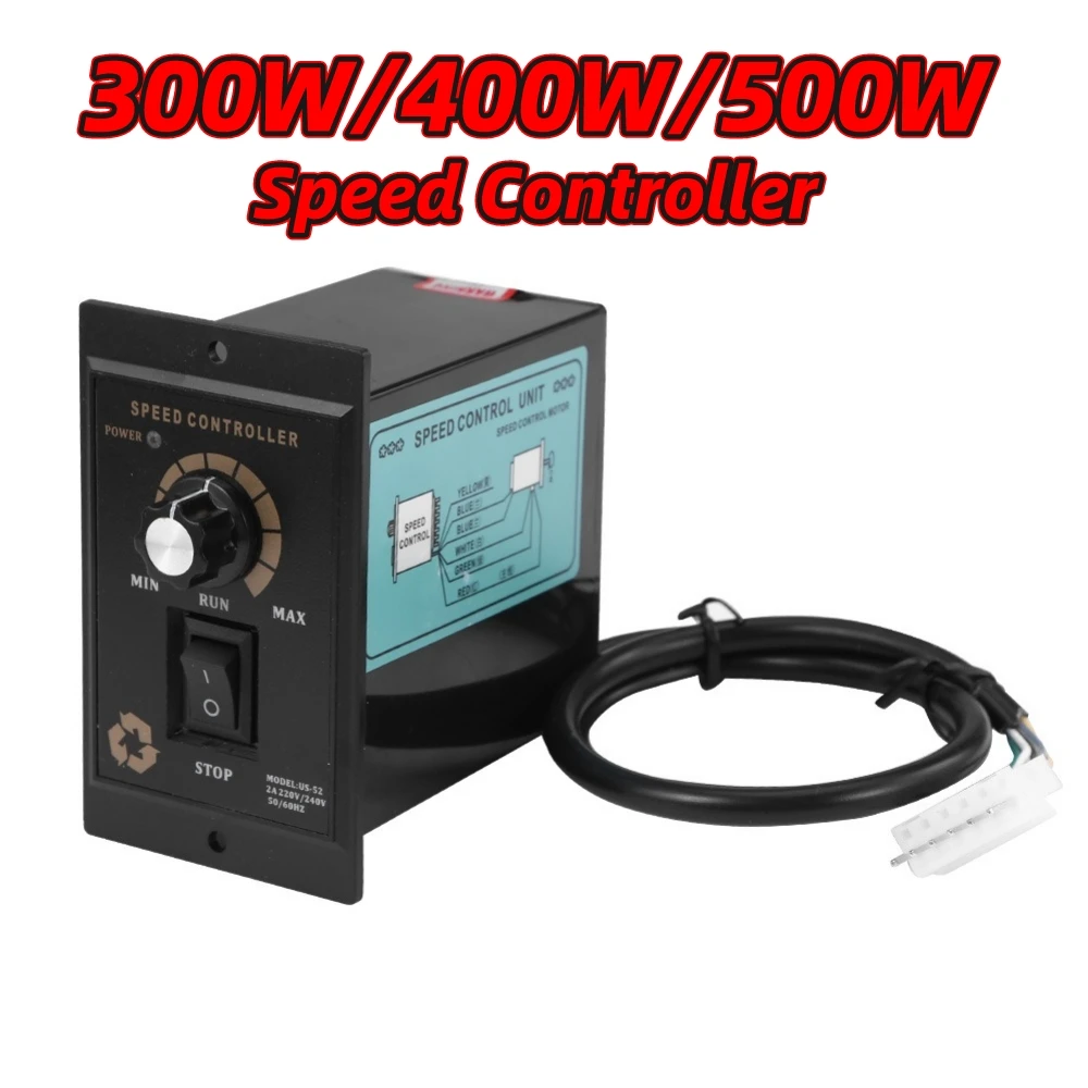 500W AC Motor Speed Controller AC 220V Pinpoint Regulator Controller Motor Speed Pinpoint Regulator Controller Forward Backward
500W AC Motor Speed Controller AC 220V Pinpoint Regulator Controller Motor Speed Pinpoint Regulator Controller Forward Backward