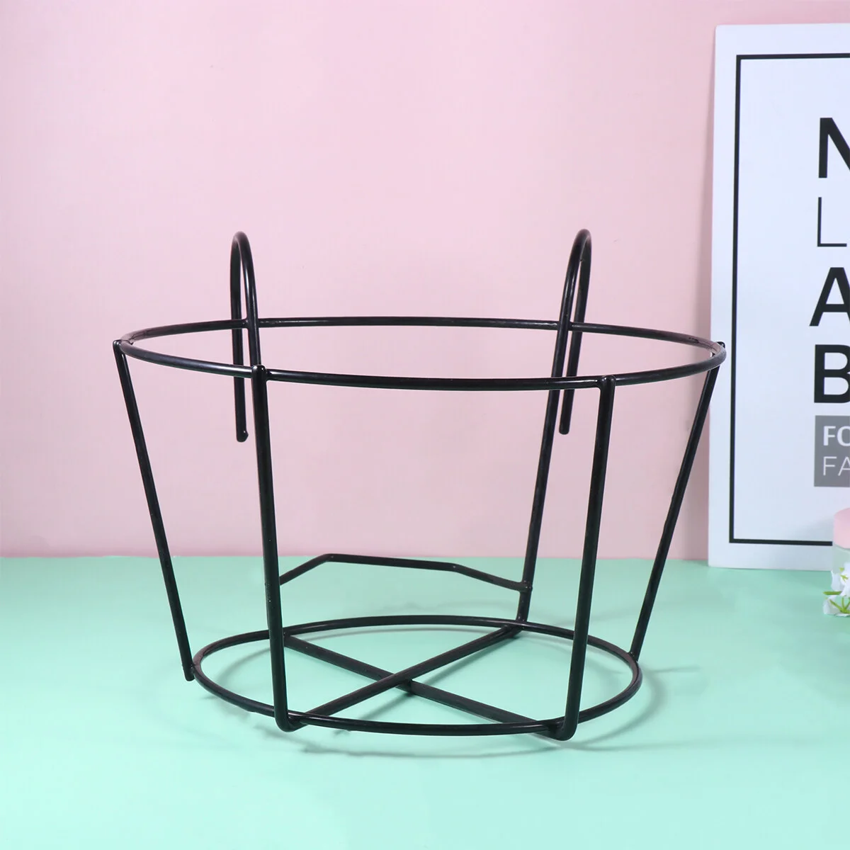 Basin Frame Pot Hanging Shelf Black Bracket Planter Holder Supporting
Basin Frame Pot Hanging Shelf Black Bracket Planter Holder Supporting