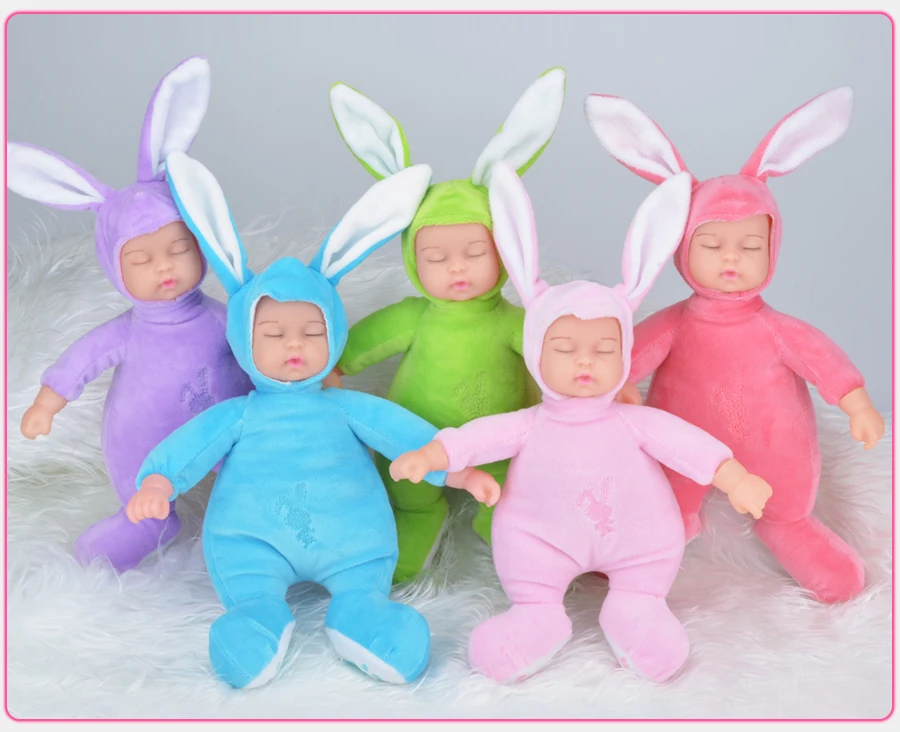 25CM Mini Soft Stuffed Plush Toy Bear Bunny Toys For Children Silicone Baby Sleeping Reborn Baby Dolls Kids For Girls
25CM Mini Soft Stuffed Plush Toy Bear Bunny Toys For Children Silicone Baby Sleeping Reborn Baby Dolls Kids For Girls