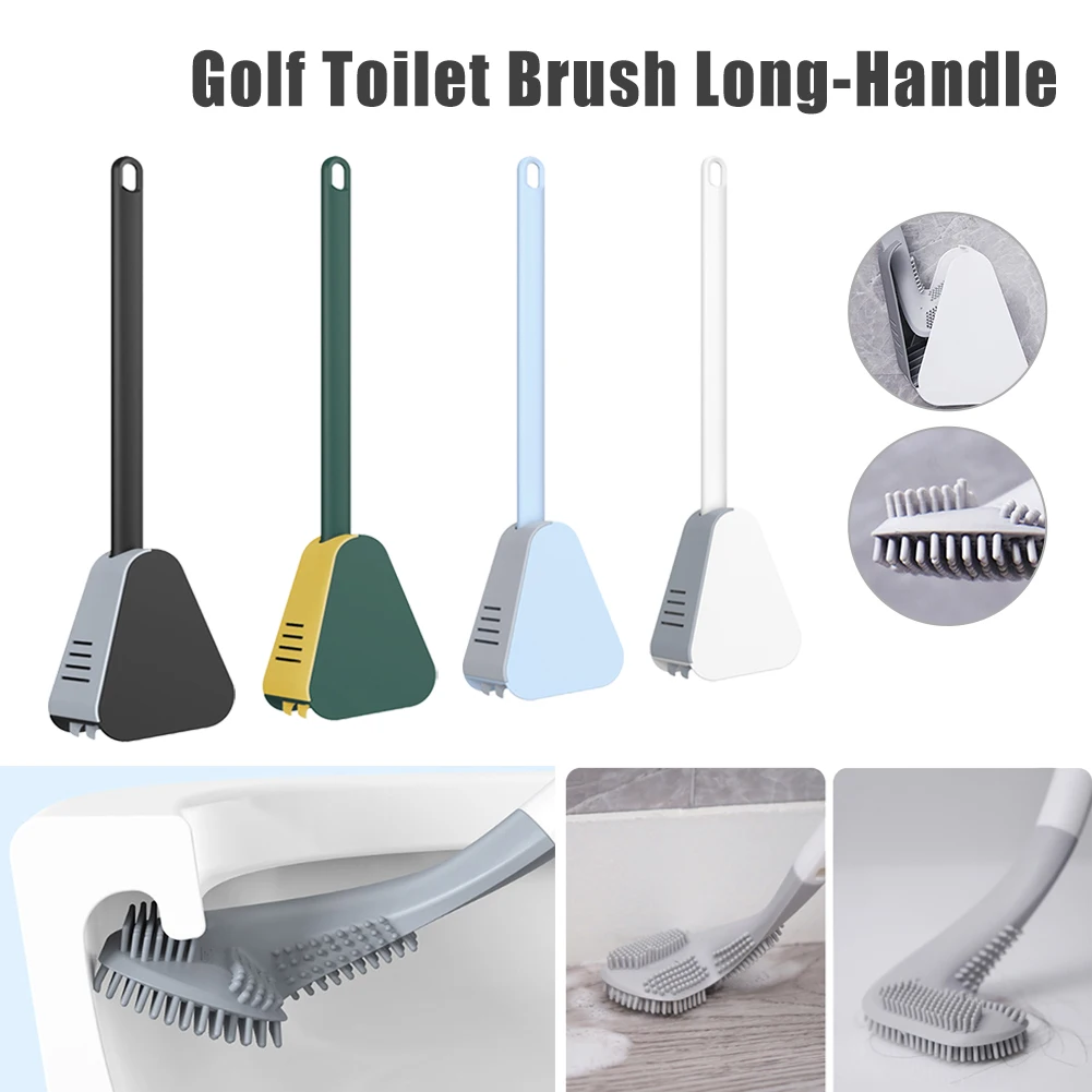 Silicone Golf Toilet Brush And Drying Holder Long-Handle Toilet Bowl Brush Cleaning Tool Wall-Mounted Cleaner For Bathroom
Silicone Golf Toilet Brush And Drying Holder Long-Handle Toilet Bowl Brush Cleaning Tool Wall-Mounted Cleaner For Bathroom