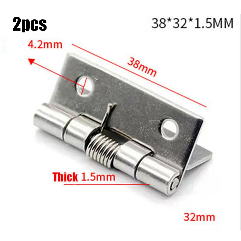 2Pcs Stainless Steel Spring Hinge Automatic Cabinet Door Hinge Wardrobe Furniture Hardware 1/1.5/2/2.5/3/4Inch For Windows
2Pcs Stainless Steel Spring Hinge Automatic Cabinet Door Hinge Wardrobe Furniture Hardware 1/1.5/2/2.5/3/4Inch For Windows