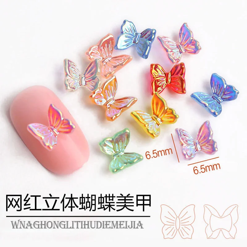 30/100pcs 3D Aurora Butterfly Nail Art Charms Colorful Butterfly Nail Rhinestones Kawaii Manicure Accessories DIY Nail Jewelry
30/100pcs 3D Aurora Butterfly Nail Art Charms Colorful Butterfly Nail Rhinestones Kawaii Manicure Accessories DIY Nail Jewelry