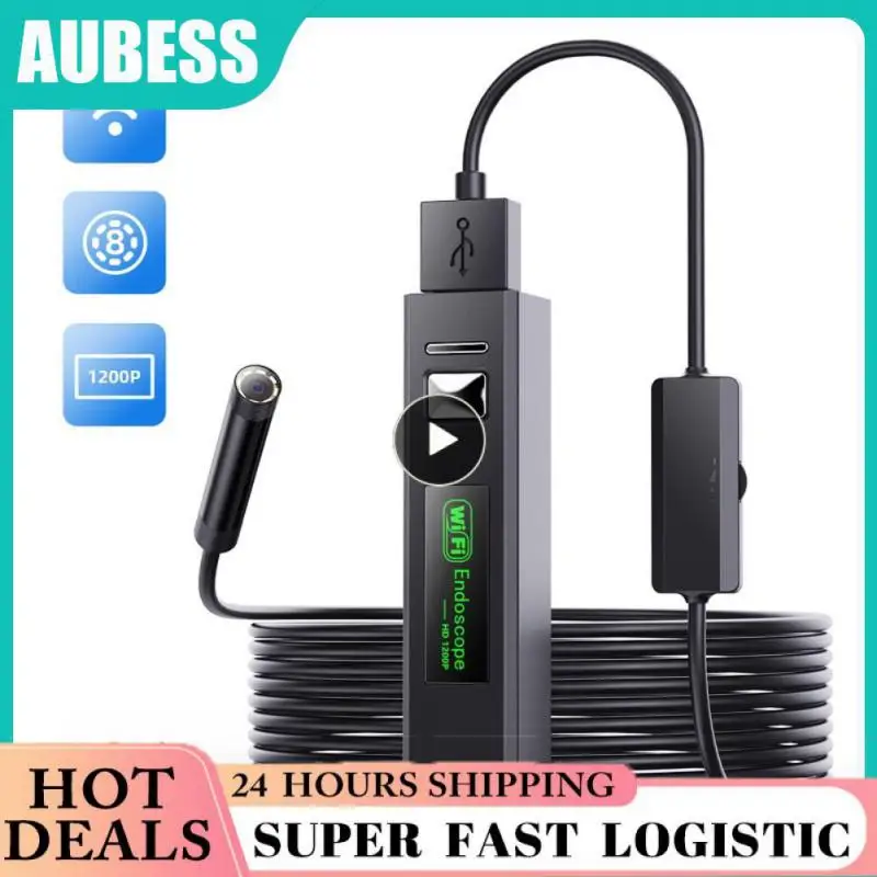 1/2/3PCS New F150 1200P WiFi Endoscope Camera Waterproof Inspection Snake Mini Camera 8MM 8LEDs USB Borescope For Car For Iphone
1/2/3PCS New F150 1200P WiFi Endoscope Camera Waterproof Inspection Snake Mini Camera 8MM 8LEDs USB Borescope For Car For Iphone