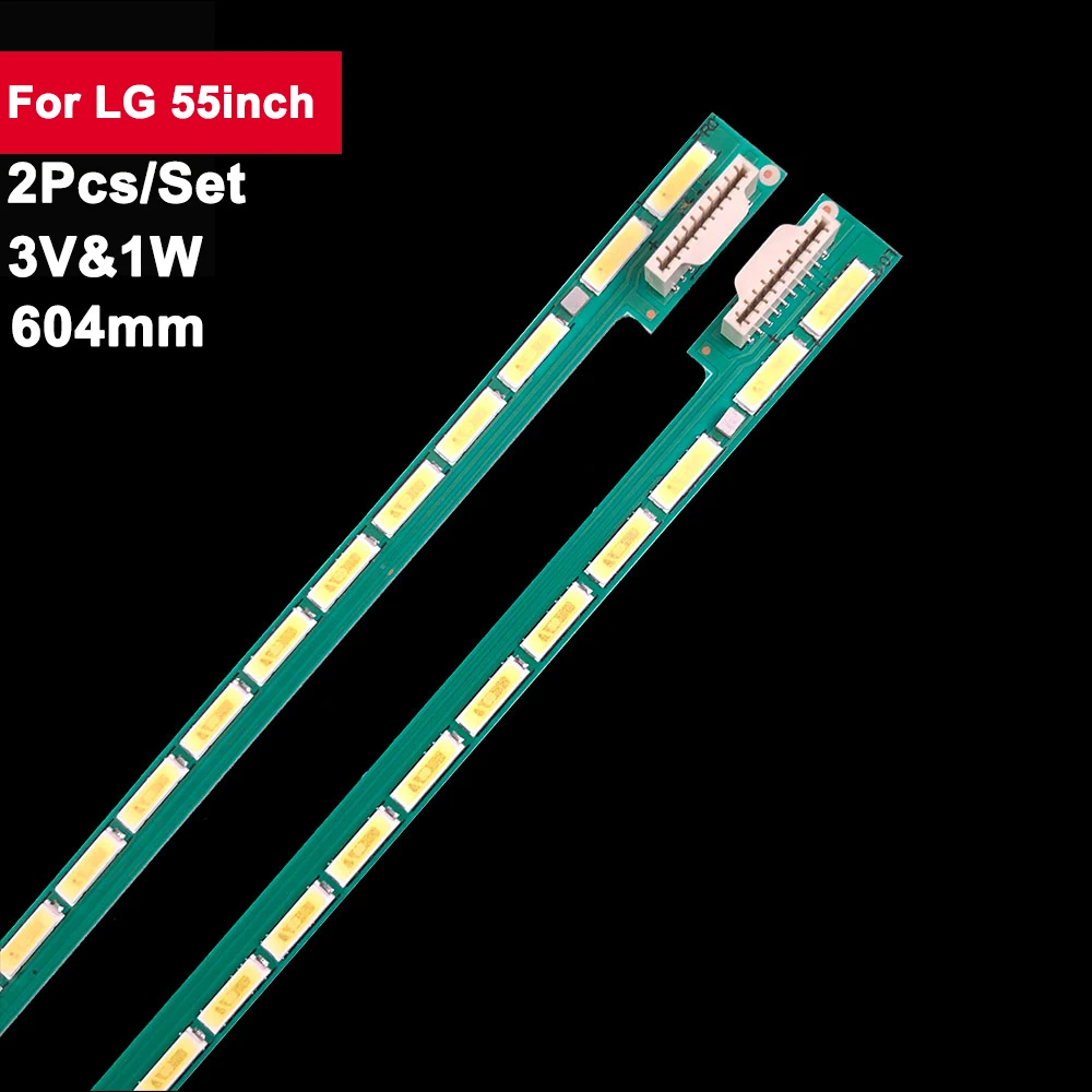 2Pcs/Set 3V 604mm Backlight Led Tv Strip for LG 55inch 75lamps 55LA6800 55LA7400 55LA660V 55PFL6158 55PFL6008K 55GA7800
2Pcs/Set 3V 604mm Backlight Led Tv Strip for LG 55inch 75lamps 55LA6800 55LA7400 55LA660V 55PFL6158 55PFL6008K 55GA7800