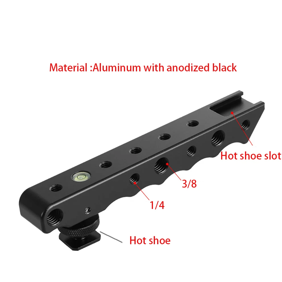 New design Universal camera hot boot handle multi hole hand grip stabilizer camera handle Canon Nikon Sony
New design Universal camera hot boot handle multi hole hand grip stabilizer camera handle Canon Nikon Sony