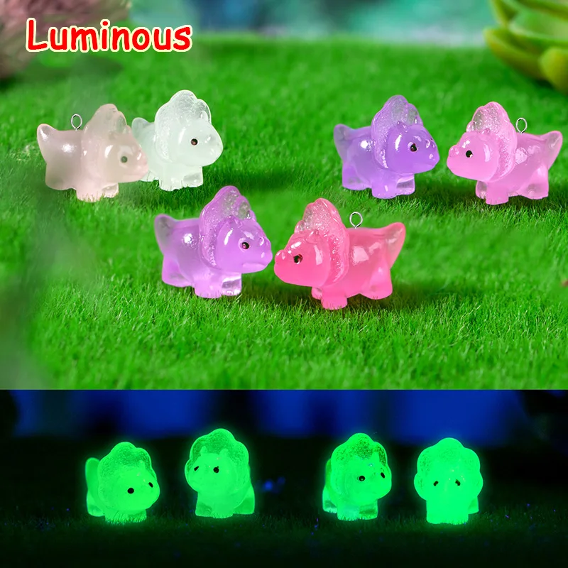 10pcs Luminous Triceratops Dinosaur Resin Charms Cute Small Baby Dinosaurs Earring Keychain Pendant Accessory Diy Jewelry Make
10pcs Luminous Triceratops Dinosaur Resin Charms Cute Small Baby Dinosaurs Earring Keychain Pendant Accessory Diy Jewelry Make