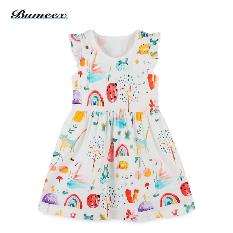 Bumeex Toddler Girl Dress Kids Princess Dress Ruffle Halter Sleeveless Backless Sudress Beach Dress Girl Summer Dress 
Bumeex Toddler Girl Dress Kids Princess Dress Ruffle Halter Sleeveless Backless Sudress Beach Dress Girl Summer Dress