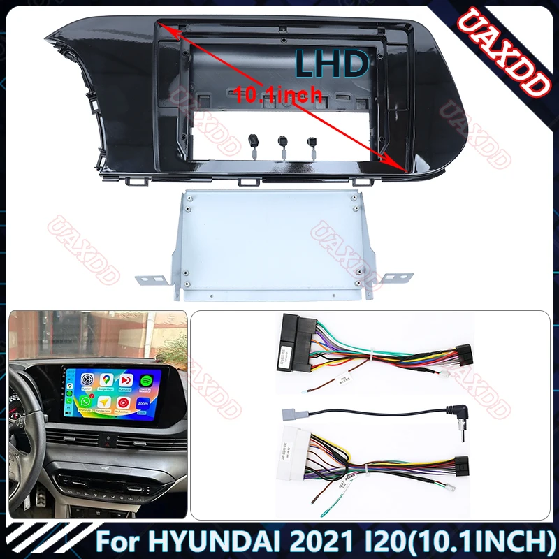Автомобильный GPS-навигатор стерео для HYUNDAI 2021 I20 10 1 дюймов облицовка панель рамка