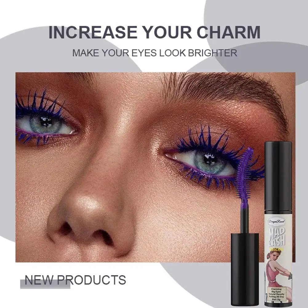 5D Colorful Volume Mascara Cream Lengthen Long Eyelash Silk Extension Eyelash Dye Cosmetics Lasting Styling Waterproof Quick Dry
5D Colorful Volume Mascara Cream Lengthen Long Eyelash Silk Extension Eyelash Dye Cosmetics Lasting Styling Waterproof Quick Dry