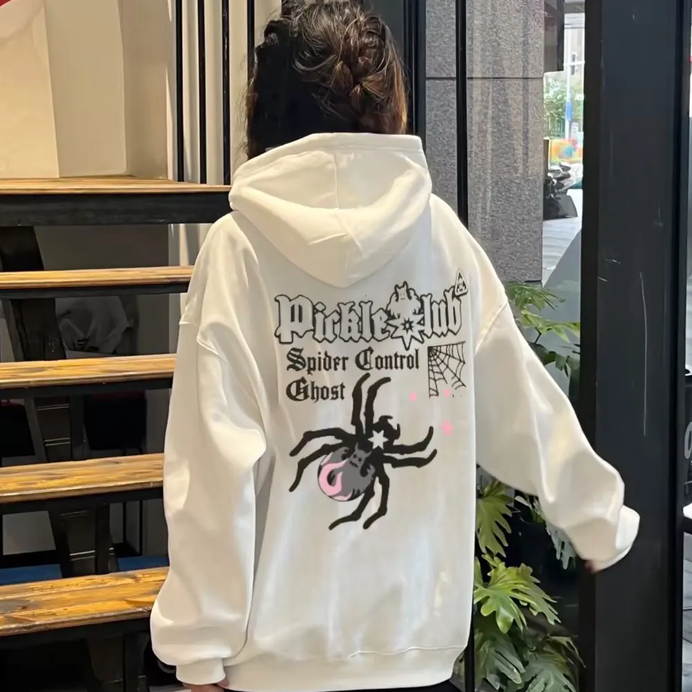 New Fashion Spider Stars Little Ghost Print Hooded Sweatshirt Y2k Hoodie High Quality Hoodie Streetwear Autumn Winter Coat Tops
New Fashion Spider Stars Little Ghost Print Hooded Sweatshirt Y2k Hoodie High Quality Hoodie Streetwear Autumn Winter Coat Tops