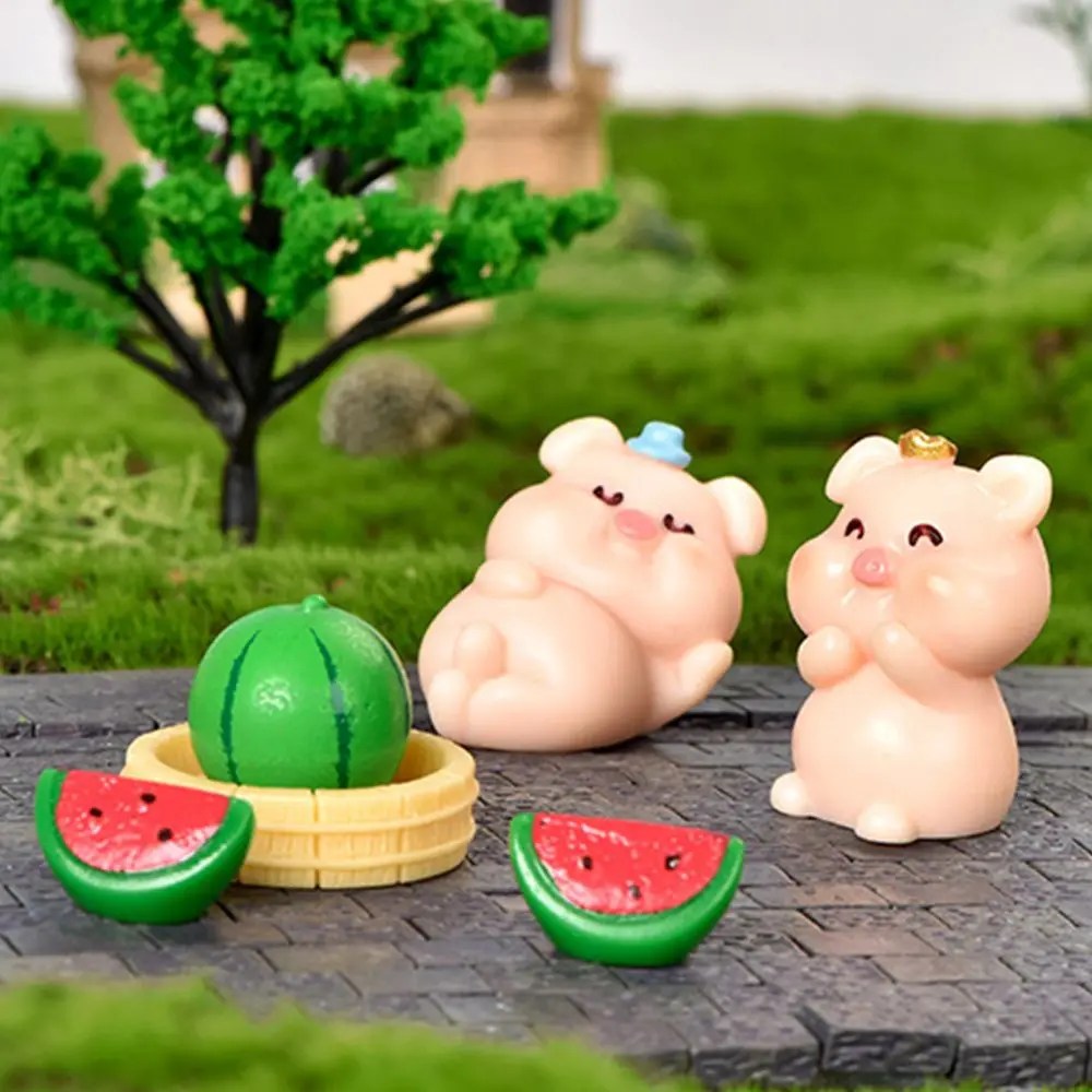 Home Decor Desktop Garden DIY Micro Landscaping Pig Miniature Figurine Small Watermelon Eat Melon Pig
Home Decor Desktop Garden DIY Micro Landscaping Pig Miniature Figurine Small Watermelon Eat Melon Pig