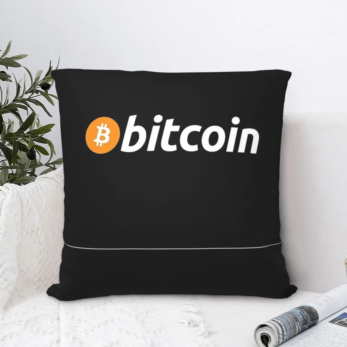 Black Polyester Cushion Cover Bitcoin Virtual Currency Livingroom Office Decorative Reusable
Black Polyester Cushion Cover Bitcoin Virtual Currency Livingroom Office Decorative Reusable