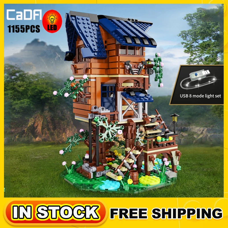 Cada City Led Light Tree House Architecture Building Blocks Street View Assembly Scene Model Moc Bricks Toys Chirstmas Gift
Cada City Led Light Tree House Architecture Building Blocks Street View Assembly Scene Model Moc Bricks Toys Chirstmas Gift