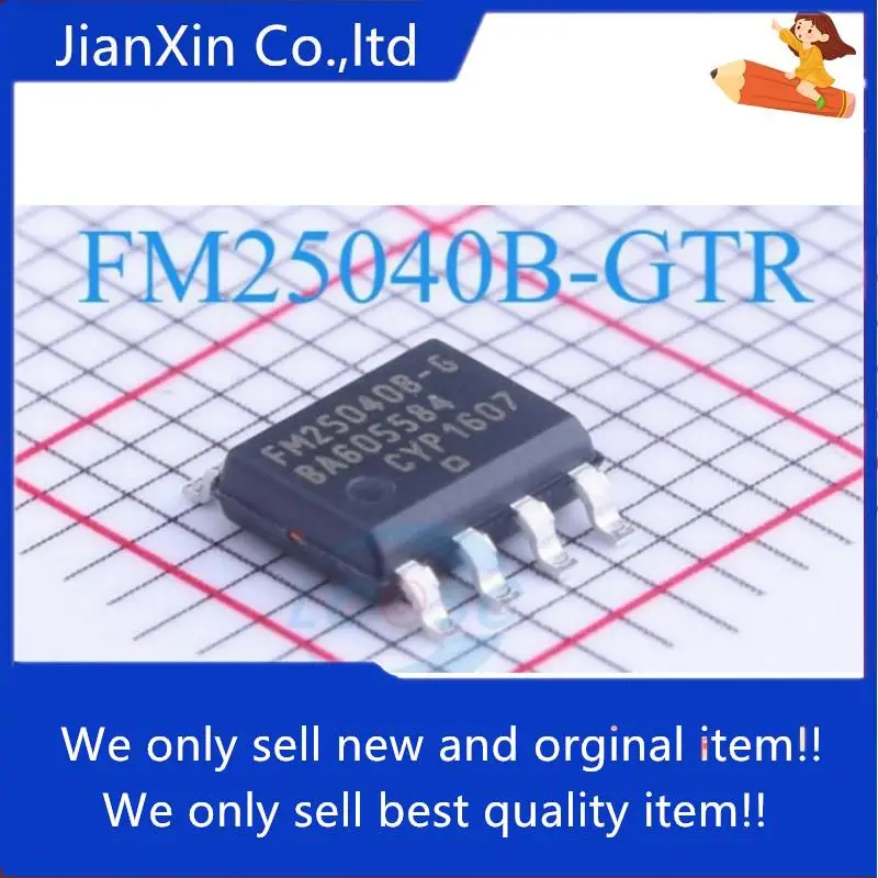 10 шт., 100% оригинальные новые флэш-память стандарта FM25040, флэш-память SMD SOP8
10 шт., 100% оригинальные новые флэш-память стандарта FM25040, флэш-память SMD SOP8