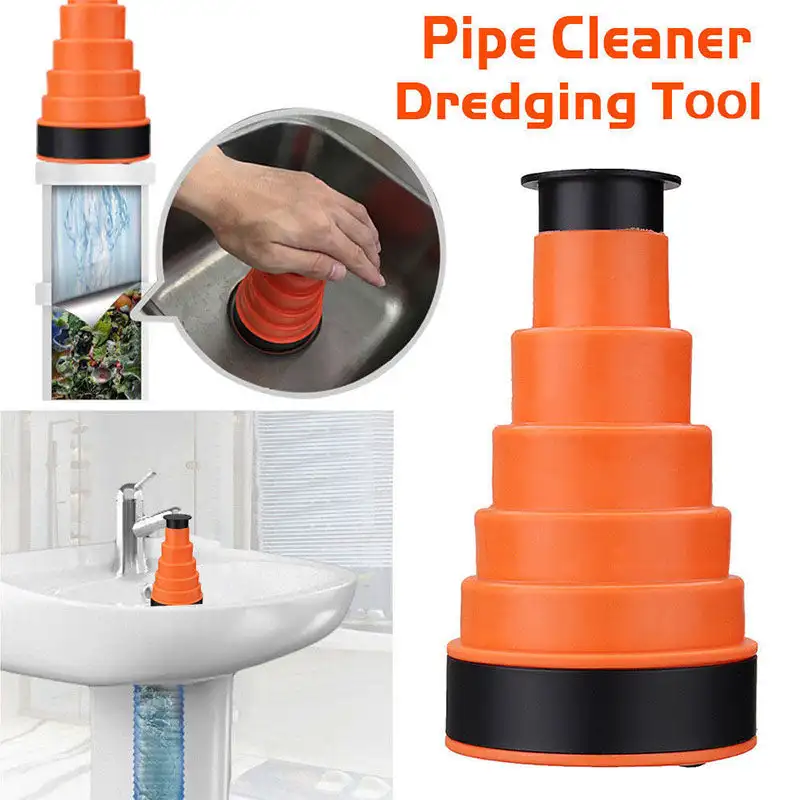 Pipe Dredging Brush Bathroom Hair Sewer Sink Cleaning Brush Drain Cleaner Flexible Cleaner Clog Plug Hole Remover Tool Limpiapip
Pipe Dredging Brush Bathroom Hair Sewer Sink Cleaning Brush Drain Cleaner Flexible Cleaner Clog Plug Hole Remover Tool Limpiapip