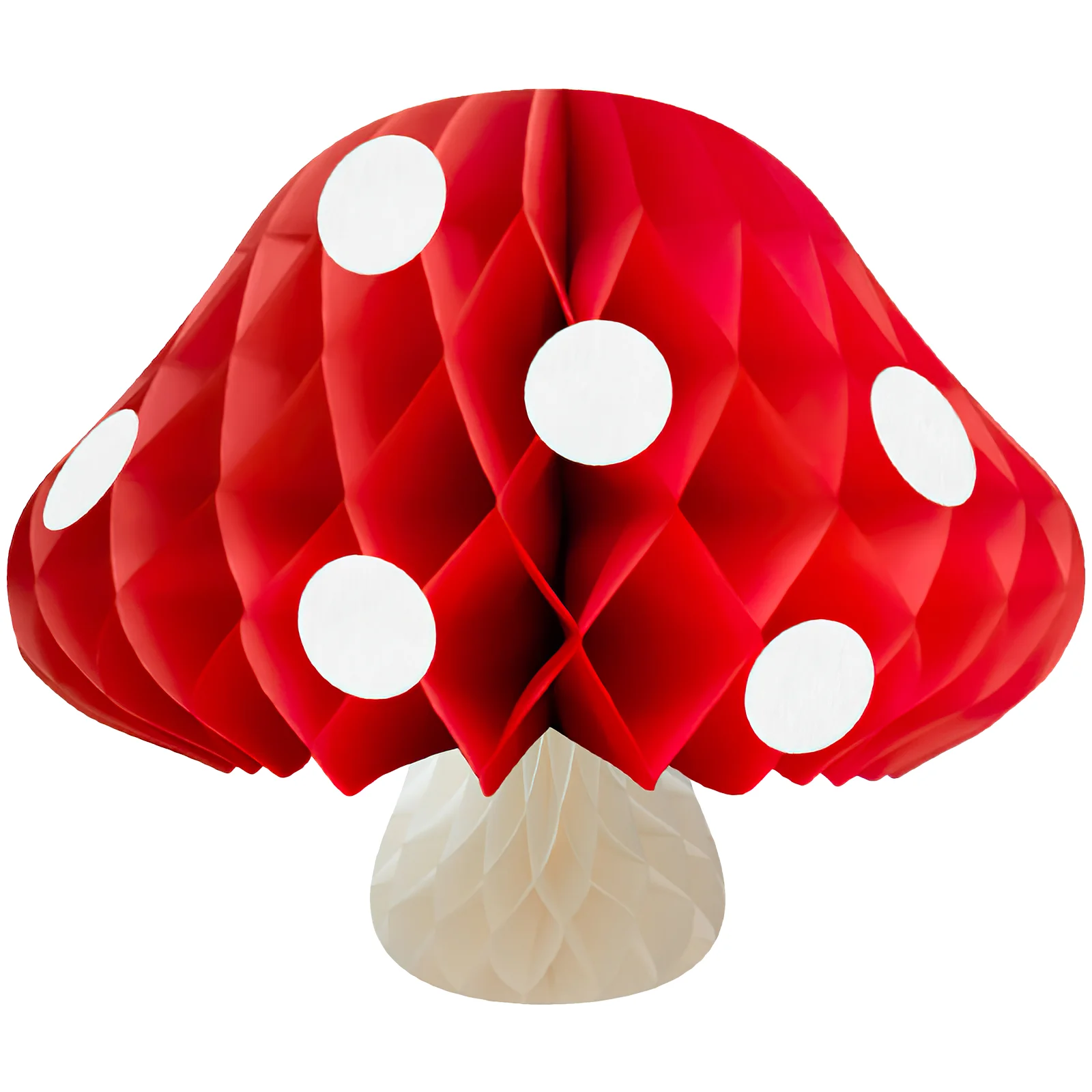 

Honeycomb Ball Wedding Decorations Forest Party Paper Mushroom Ornament Statue White Cardboard Baby