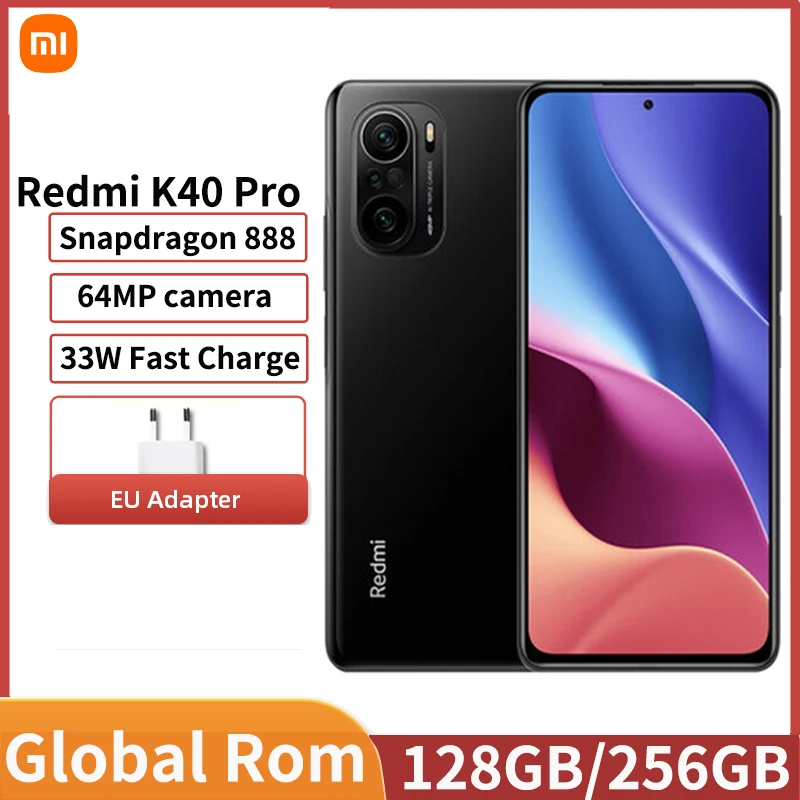 Global Rom Xiaomi Redmi K40 Pro128GB/256GB 5G Smartphone Snapdragon 888 Octa Core 64 Million Pixels 120Hz Refresh Screen
Global Rom Xiaomi Redmi K40 Pro128GB/256GB 5G Smartphone Snapdragon 888 Octa Core 64 Million Pixels 120Hz Refresh Screen