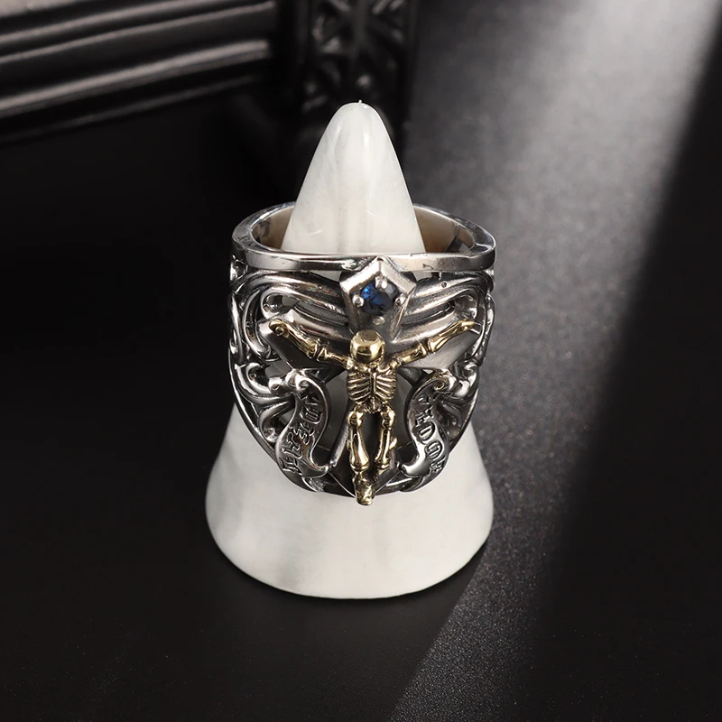 Men Women Classic Vintage Cross Skull Ring Good Friday Christian Amulet Prayer Accessory Gift
Men Women Classic Vintage Cross Skull Ring Good Friday Christian Amulet Prayer Accessory Gift