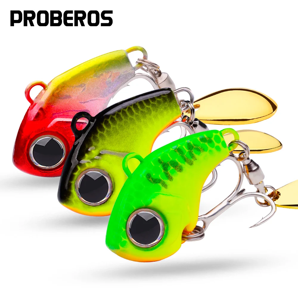 PROBEROS 20PCS Mini VIB Spinner Spoon 5-10-15-20g Metal Sinking Fishing Lures Pin Wobblers Crank Baits Vibration Pesca Isca
PROBEROS 20PCS Mini VIB Spinner Spoon 5-10-15-20g Metal Sinking Fishing Lures Pin Wobblers Crank Baits Vibration Pesca Isca