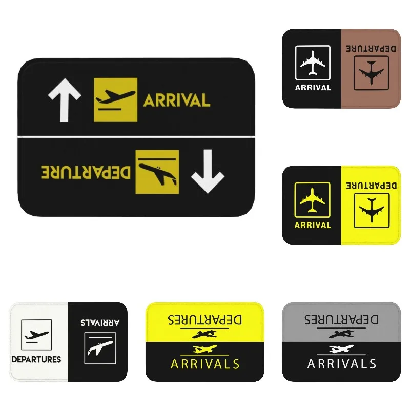 Aviation Departure Arrival Doormat Anti-Slip Entrance Bath Kitchen Floor Door Mats Aviator Pilot Toilet Rug Footpad Carpet
Aviation Departure Arrival Doormat Anti-Slip Entrance Bath Kitchen Floor Door Mats Aviator Pilot Toilet Rug Footpad Carpet