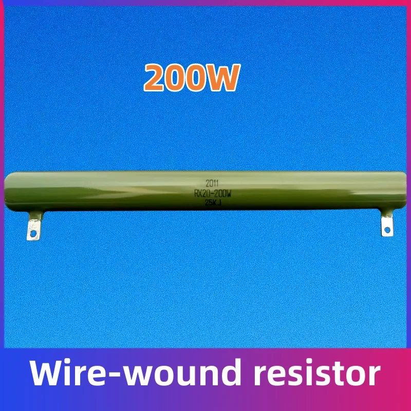 1PC RX20 High Power Vitreous Tube Type Enamalled Wire-wound Resistor ZG11 200W 150R 200R 300R 500R 1K 5K 10K 15K 20K 30K 50K
1PC RX20 High Power Vitreous Tube Type Enamalled Wire-wound Resistor ZG11 200W 150R 200R 300R 500R 1K 5K 10K 15K 20K 30K 50K