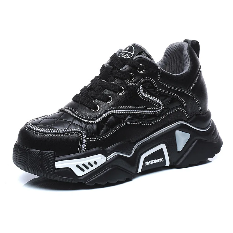 7cm Platform Wedges Sneakers Shoes Genuine Leather Women Casual Shoes Fashion Sneakers Chunky Spring Autumn Comfy
7cm Platform Wedges Sneakers Shoes Genuine Leather Women Casual Shoes Fashion Sneakers Chunky Spring Autumn Comfy