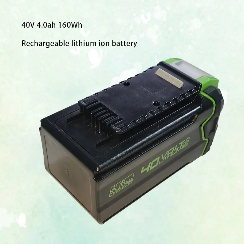 New 40V 4.0Ah 160Wh Rechargeable Li-Ion Battery for Greenworks 40V G-MAX Cordless Power Supply
New 40V 4.0Ah 160Wh Rechargeable Li-Ion Battery for Greenworks 40V G-MAX Cordless Power Supply