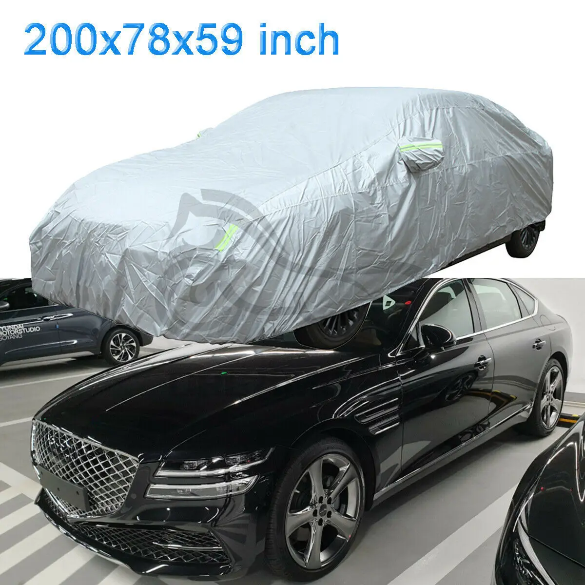 Автомобильный чехол для Hyundai Genesis G80, водонепроницаемый чехол с защитой от УФ-лучей, пыли, дождя, снега, аксессуары для дома и улицы 
Автомобильный чехол для Hyundai Genesis G80, водонепроницаемый чехол с защитой от УФ-лучей, пыли, дождя, снега, аксессуары для дома и улицы