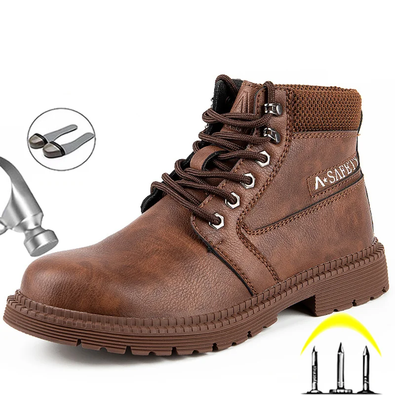 Male Winter Boots Leather Shoes Men Work Boots Steel Toe Shoes Puncture Proof Safety Shoes For Men Boots Safety Work Shoes
Male Winter Boots Leather Shoes Men Work Boots Steel Toe Shoes Puncture Proof Safety Shoes For Men Boots Safety Work Shoes