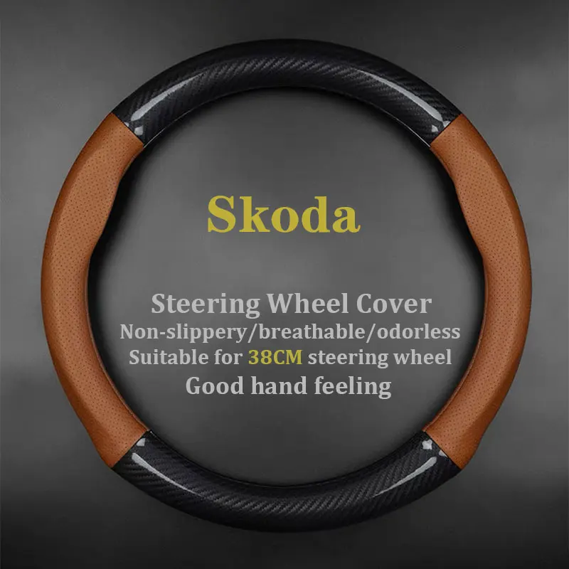 Чехол на руль для Skoda, чехол из углеродного волокна для Fabia Roomster Octavia Rapid Superb Kodiaq Tour Karop
Чехол на руль для Skoda, чехол из углеродного волокна для Fabia Roomster Octavia Rapid Superb Kodiaq Tour Karop