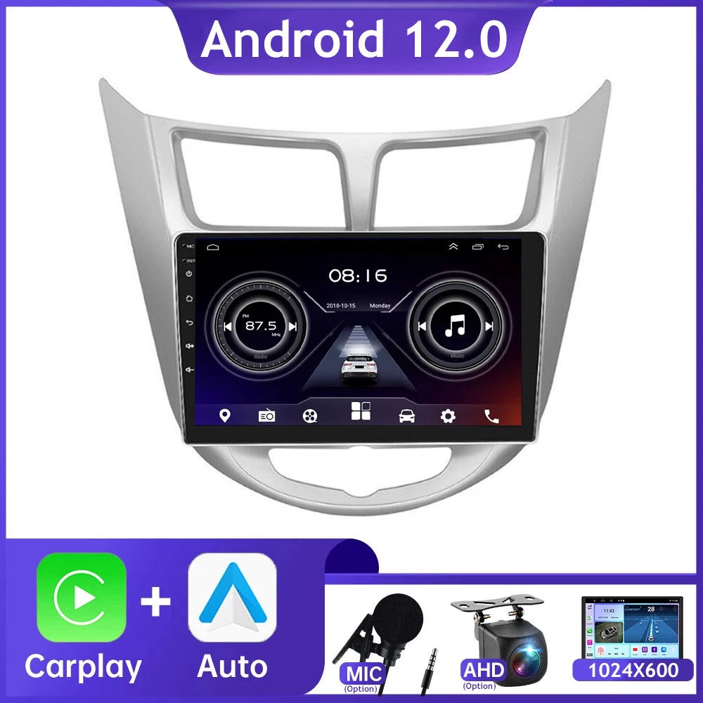9 "для Hyundai Solaris Verna Accent 2010 - 2016 Android 12 Carplay 8-ядерный 4G WiFi Радио стерео Мультимедийный плеер Авто GPS
9 "для Hyundai Solaris Verna Accent 2010 - 2016 Android 12 Carplay 8-ядерный 4G WiFi Радио стерео Мультимедийный плеер Авто GPS