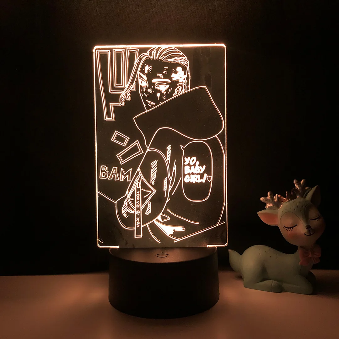 Tokyo Revengers Night Light Series 3D Night Light Touch Remote Control Crack USB Creative Gift LED Light Cute Light Lamp
Tokyo Revengers Night Light Series 3D Night Light Touch Remote Control Crack USB Creative Gift LED Light Cute Light Lamp