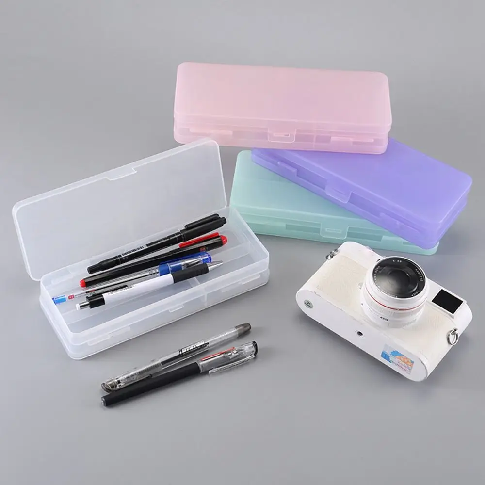 New Double-sided Multifunctional Frosted Plastic Box Pencil Cases Storage Box Stationery Box
New Double-sided Multifunctional Frosted Plastic Box Pencil Cases Storage Box Stationery Box