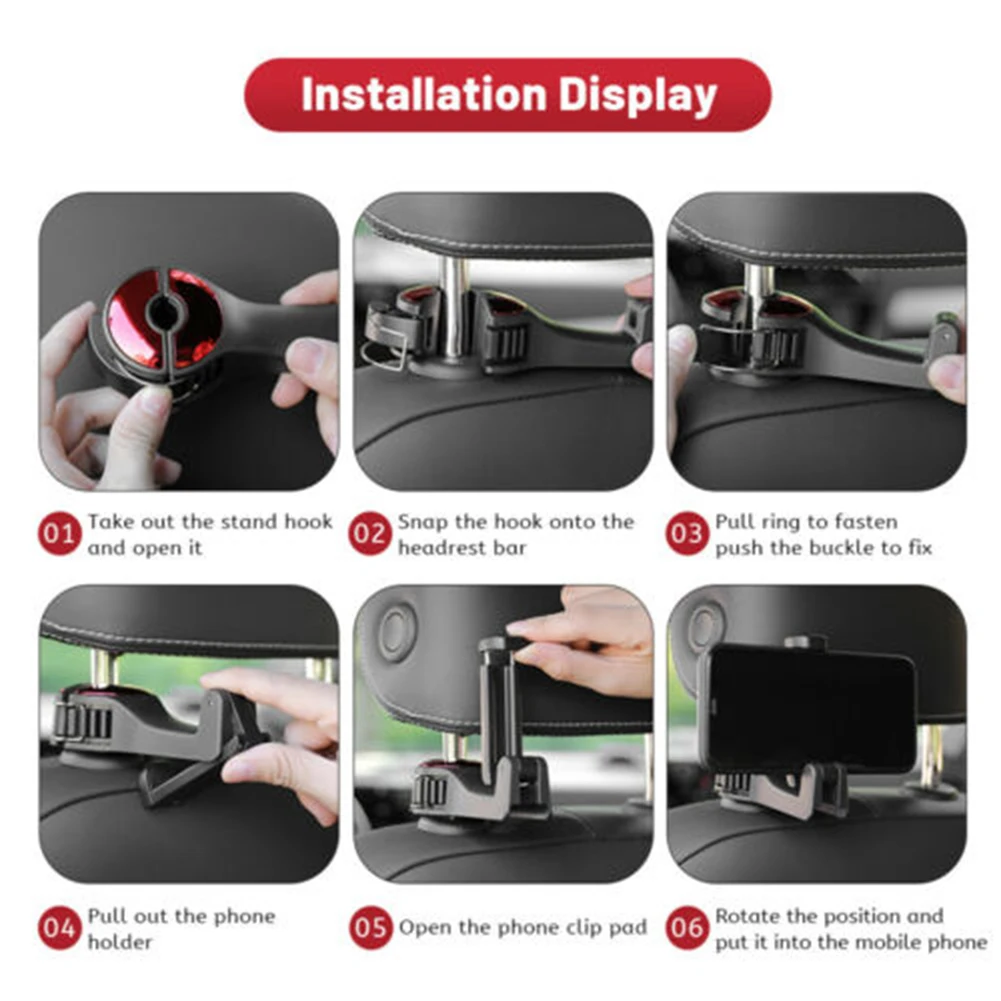 Headrest Car Seat Hook Hook Hanger Vehicle ABS+Silicon Cloth Holder Hook Seat Back Hanger Car Seat Accessories
Headrest Car Seat Hook Hook Hanger Vehicle ABS+Silicon Cloth Holder Hook Seat Back Hanger Car Seat Accessories